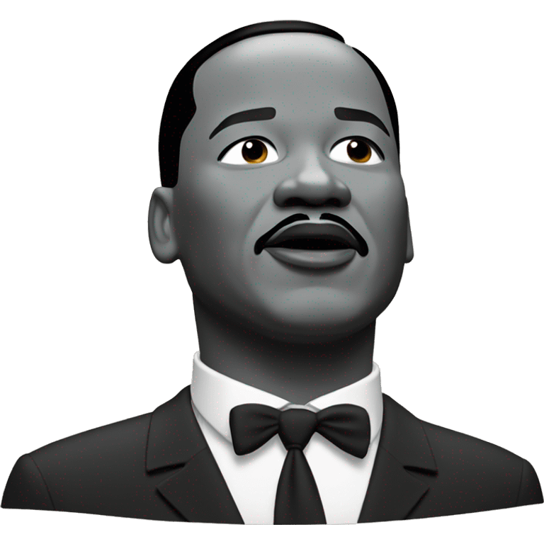 Martin Luther king singing emoji