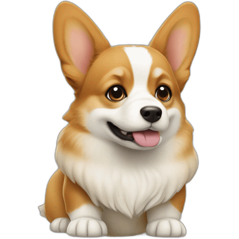 corgi looks like yoda stars wars emoji