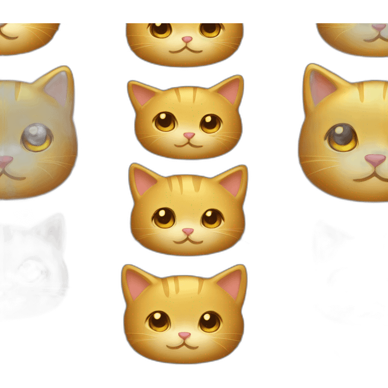 gold cat emoji