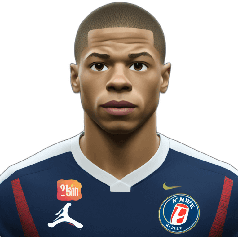 Kylian Mbappe qui stresse emoji