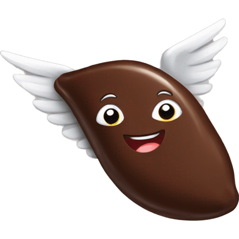 chocolate with wing emoji