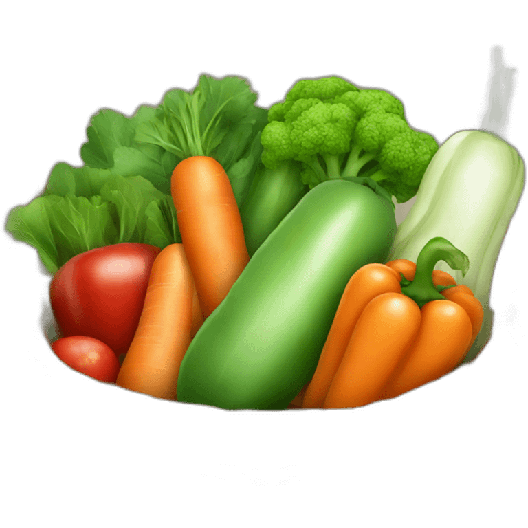 basket full of vegetables emoji