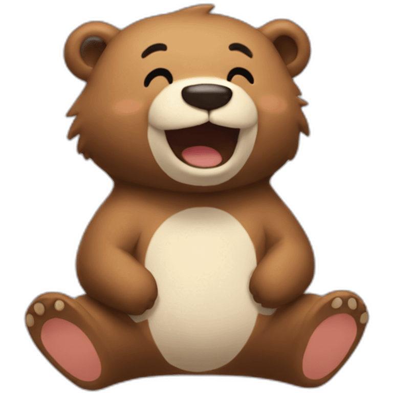 kuma-laugh emoji