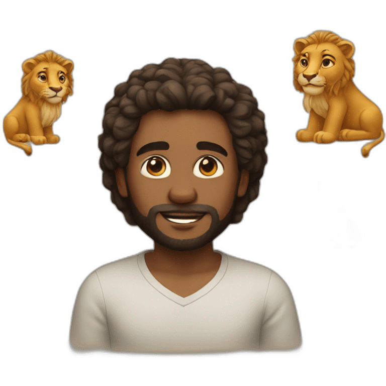 Daniel and lions emoji