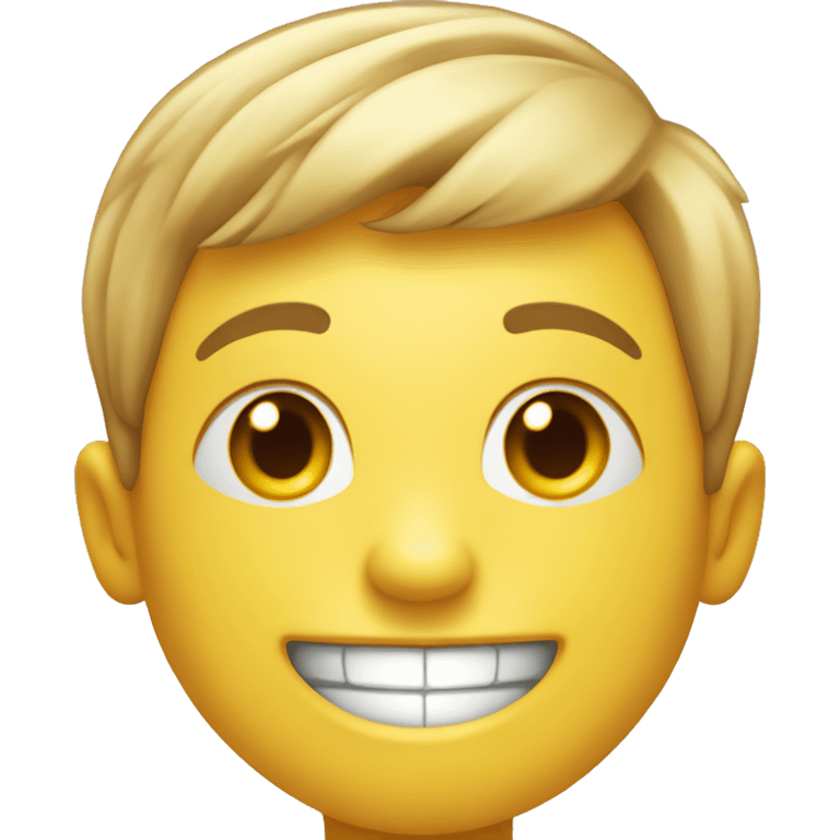 happy smiley boy portrait emoji