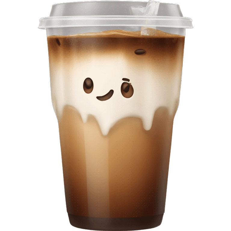 Ice coffee emoji