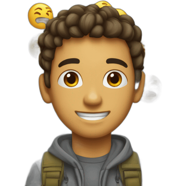 Betico joven con canas emoji