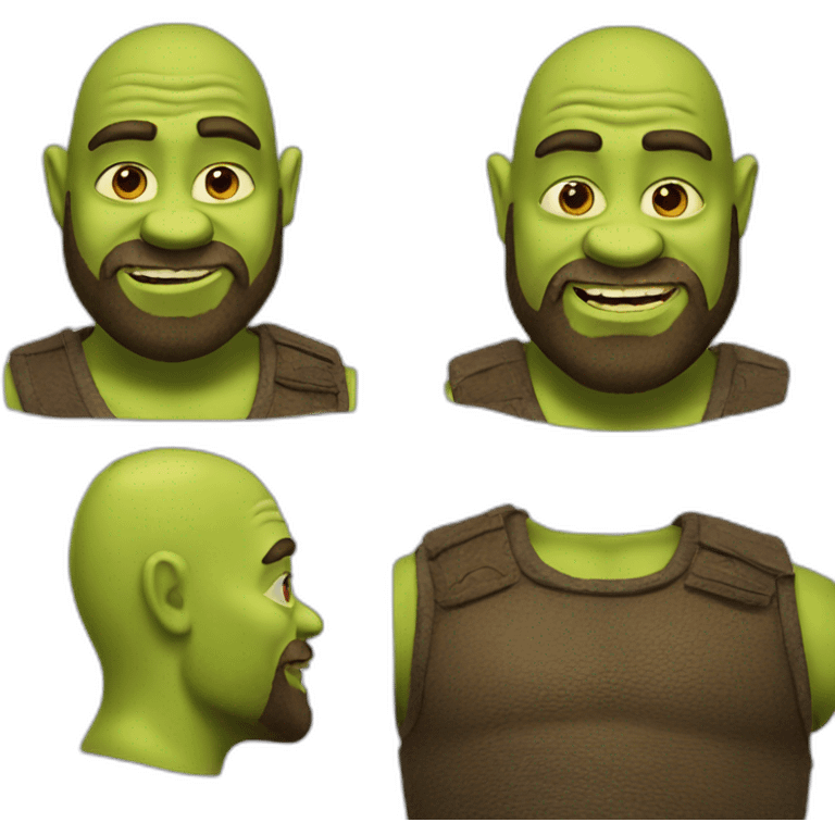 shrek with beard emoji