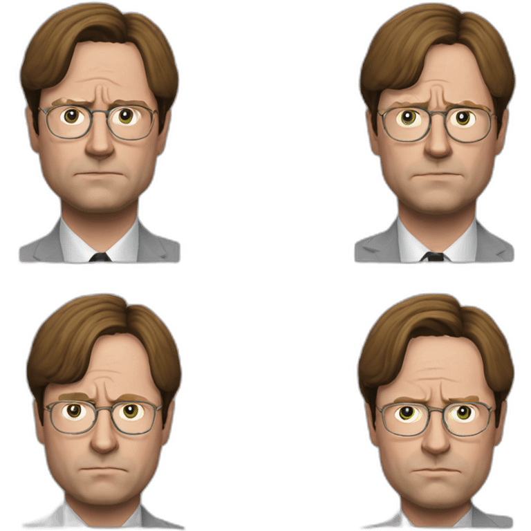 Dwight schrute the office emoji