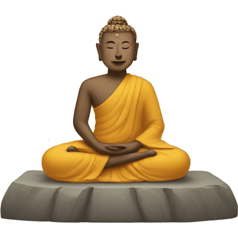 Buddha working emoji