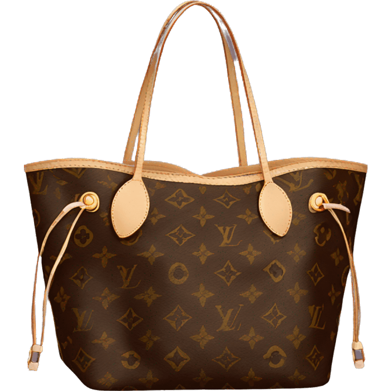 Louis vuitton neverfull bag emoji