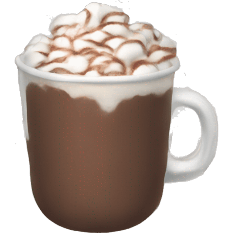 Winter hot chocolate  emoji