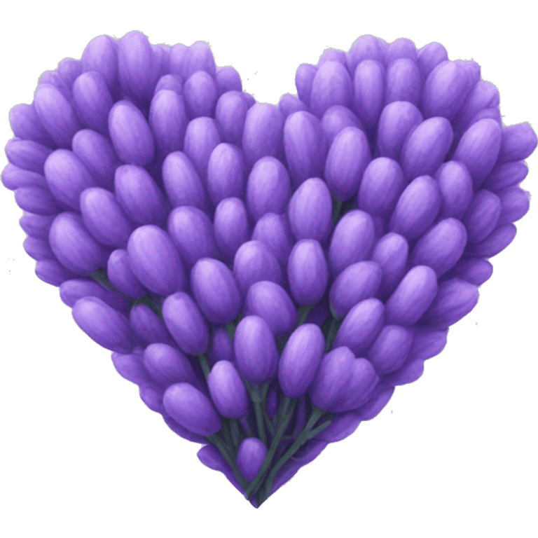 Lavender heart  emoji