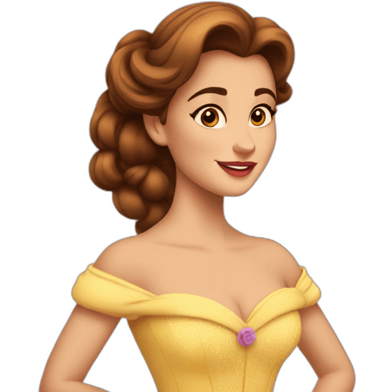 Belle Disney emoji