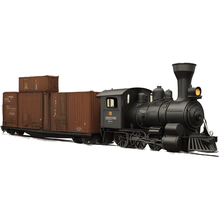 19th century freight train emoji