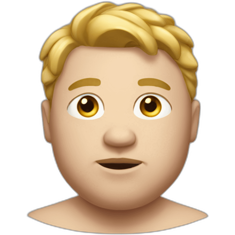 a strong fat boy emoji