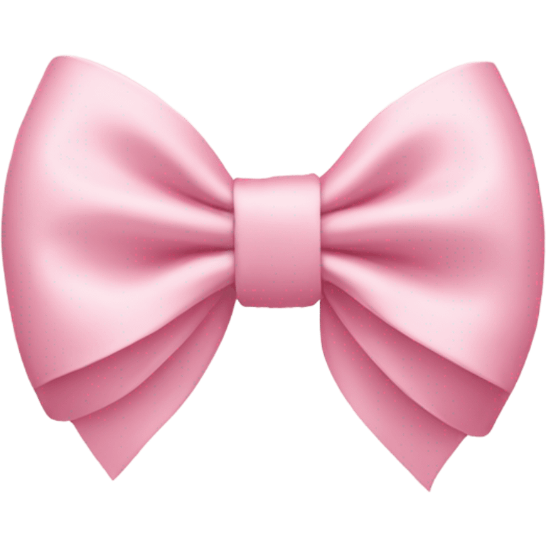 light pink bow on light pink bow emoji