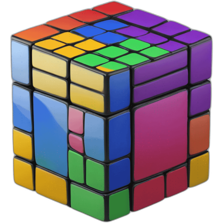 3x3 rubik's cube emoji