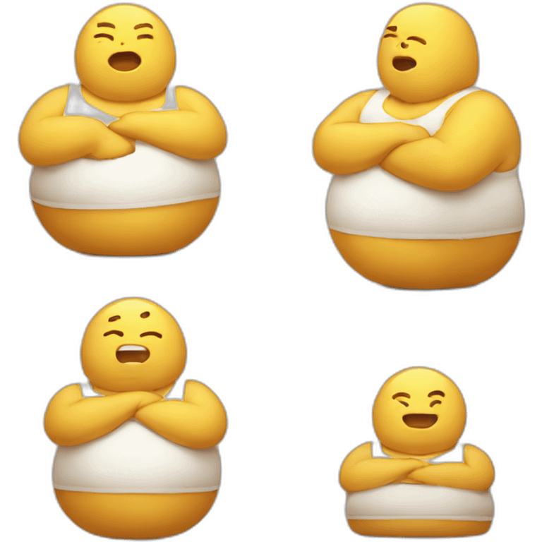 fat on table emoji