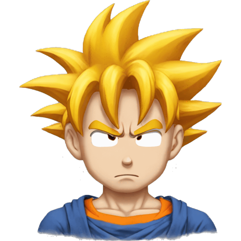 goku sad face emoji