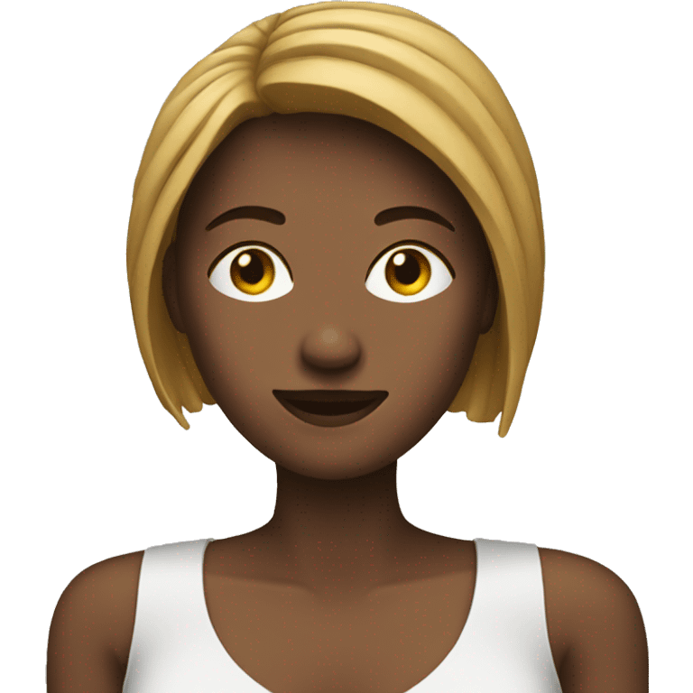 woman made out of a phone emoji