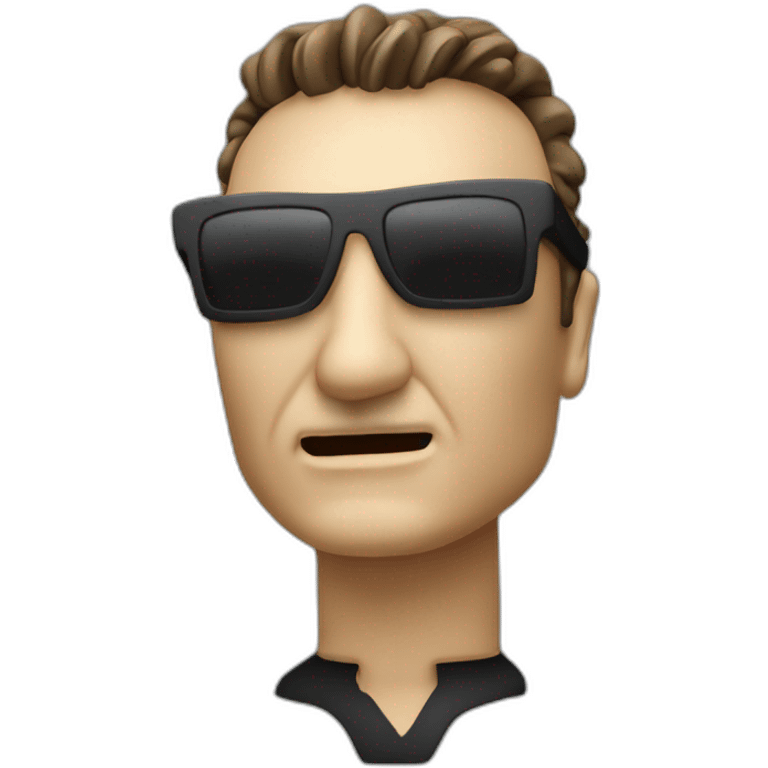 Bono vox 3d apple style emoji