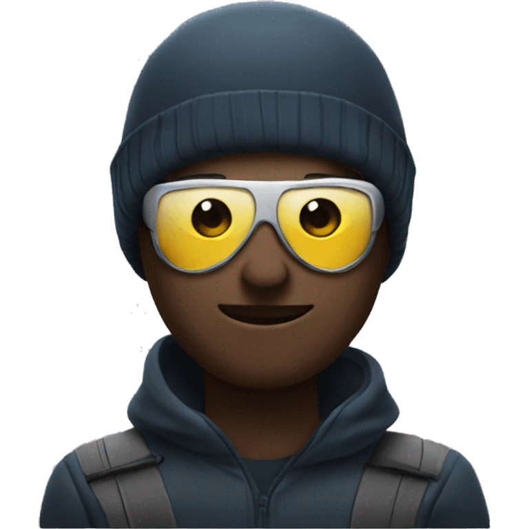 Man with ski mask emoji