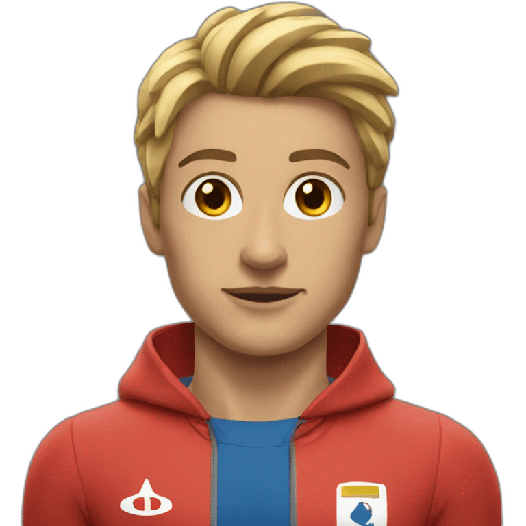 Athlete en départ starts emoji