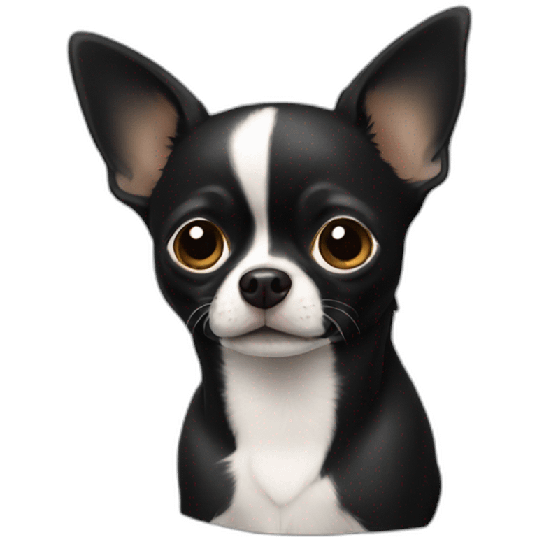 chihuahua negro emoji