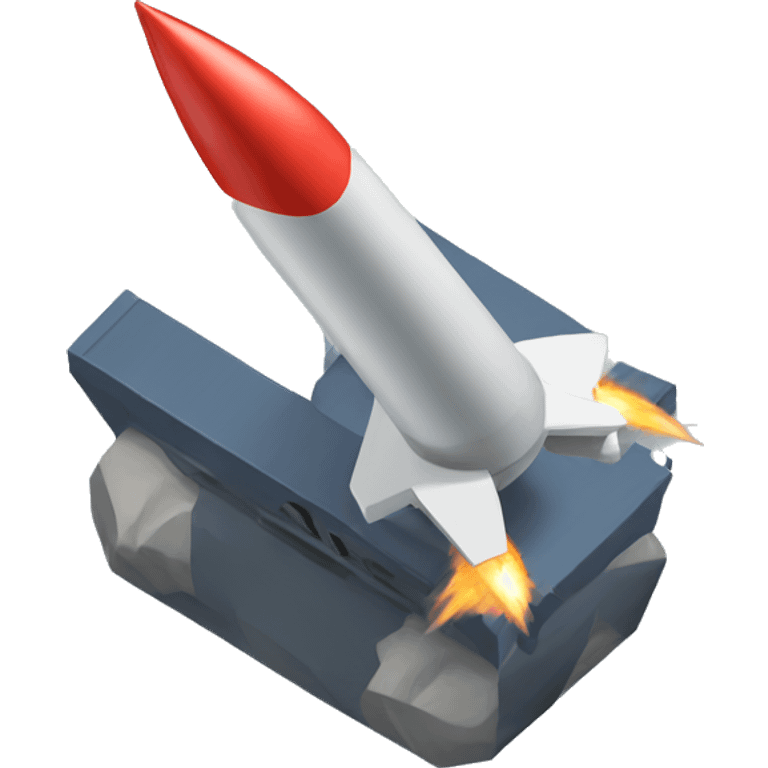 missile isometric emoji