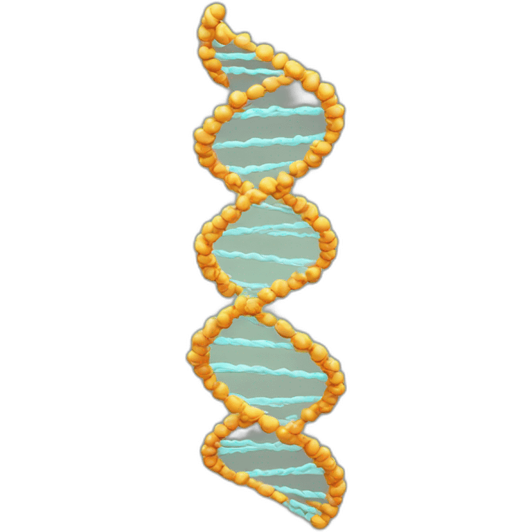 double helix DNA structure emoji