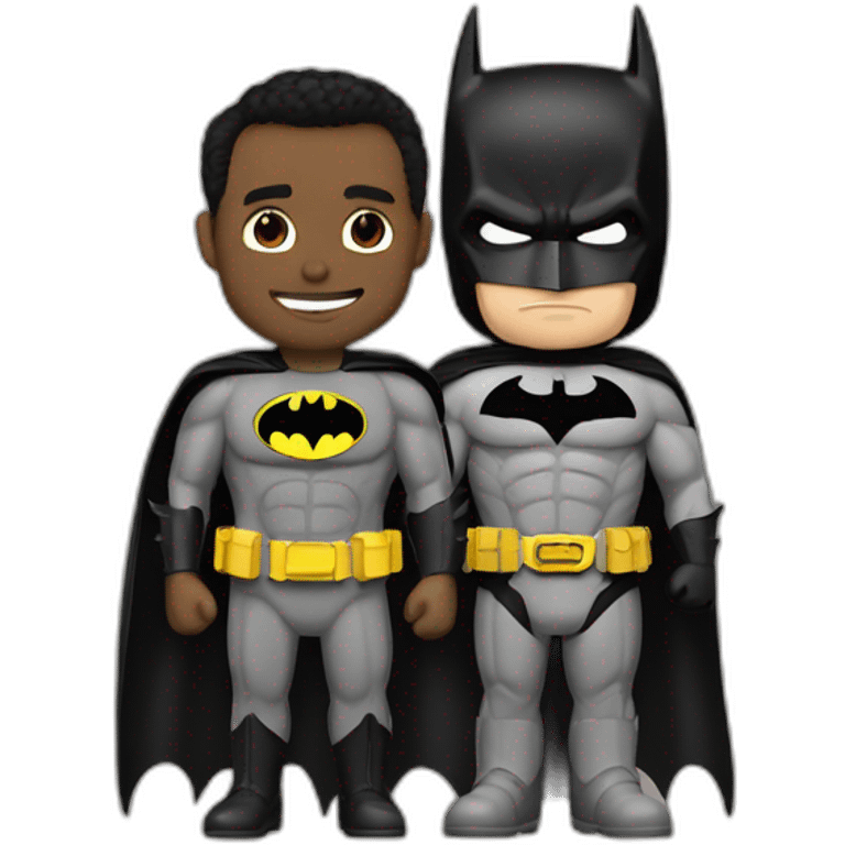 Batman and Bruce Wayne  emoji