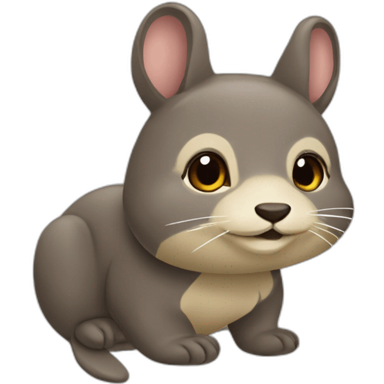 Loutre et lapin emoji