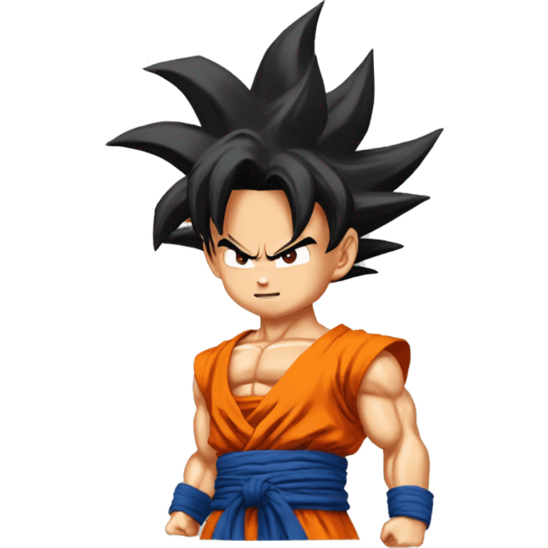 Goku turning super saiyan god emoji