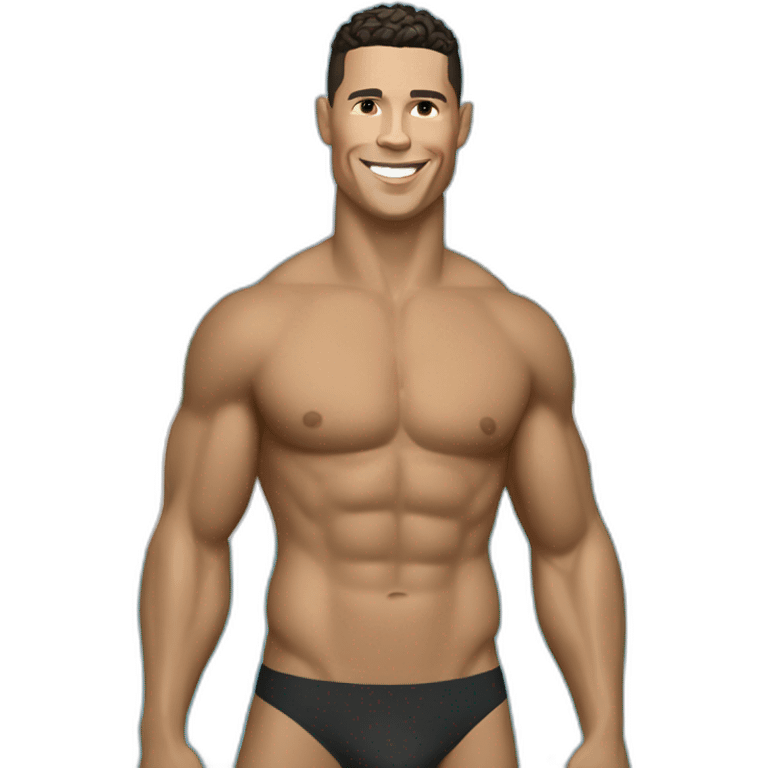 Ronaldo en maillot de bain emoji