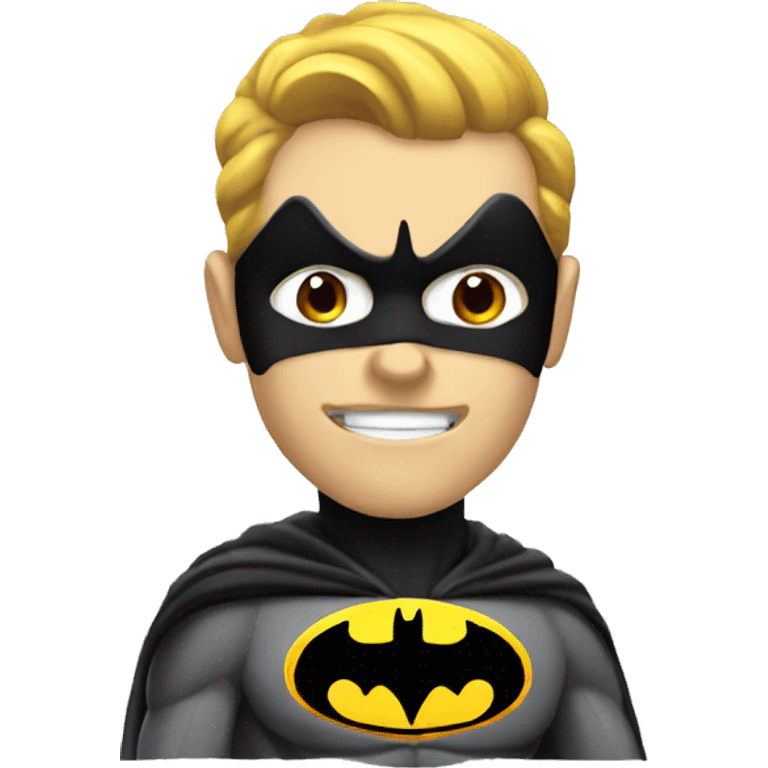 Create an emoji representing The Batman in Gotham city  emoji