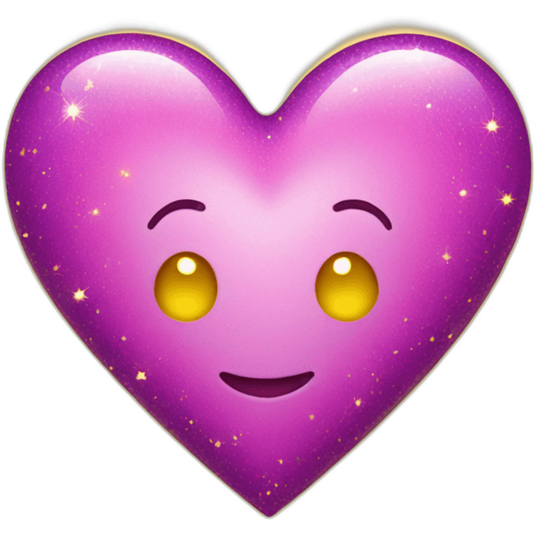 pink-and-purple-heart-with-yellow-sparkles emoji