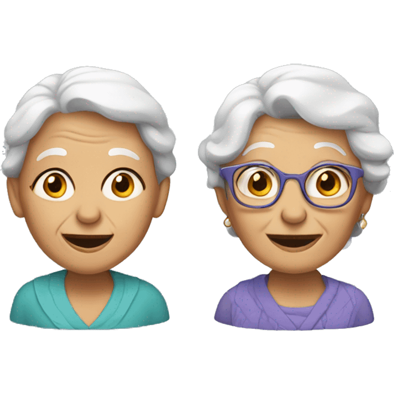 two old womans emoji