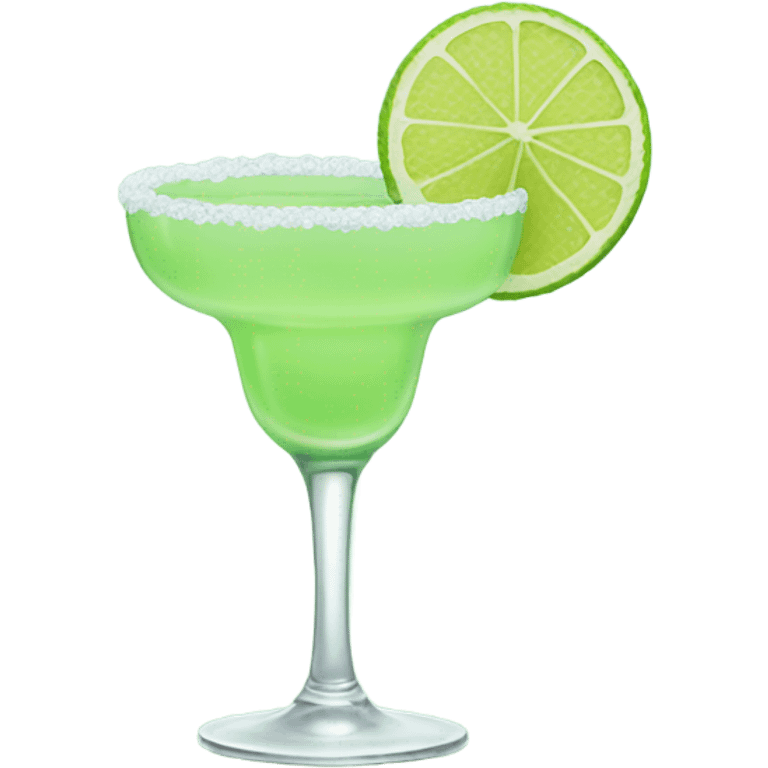 Pastel green margarita  emoji