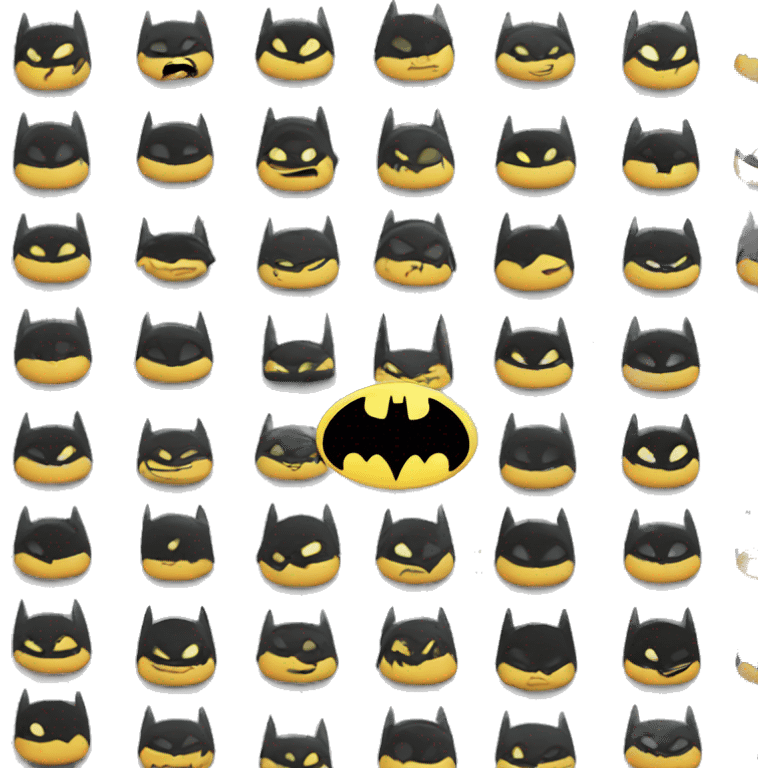 Batman logo emoji