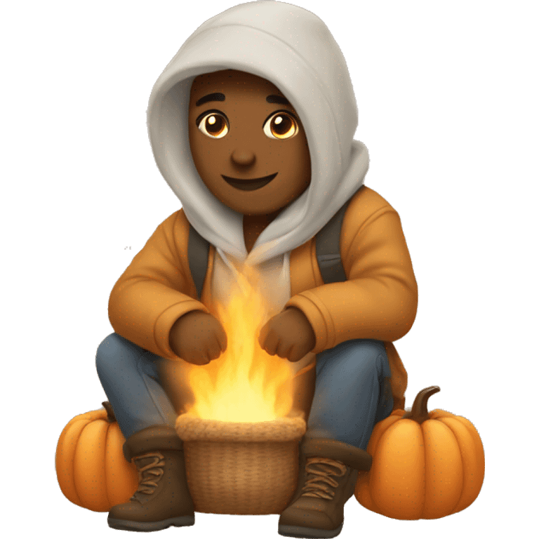 cozy fall emojis emoji