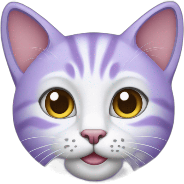 Lilac cat emoji