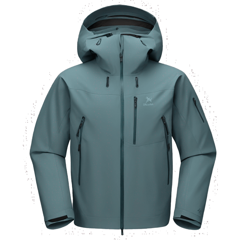 Arcteryx jacket in hood emoji