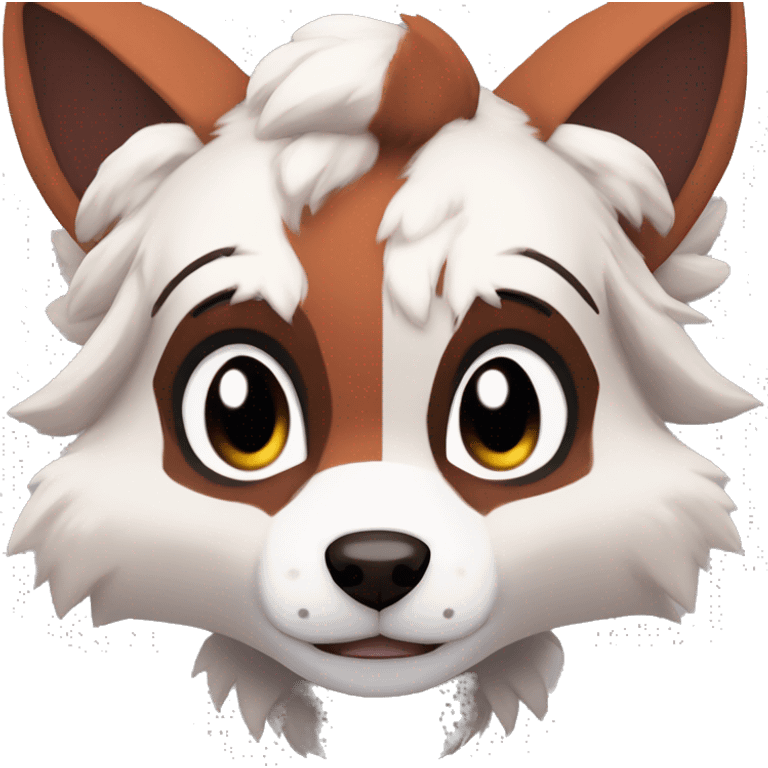 Lycanroc Vulpix Rocruff Furret Zigzagoon emoji