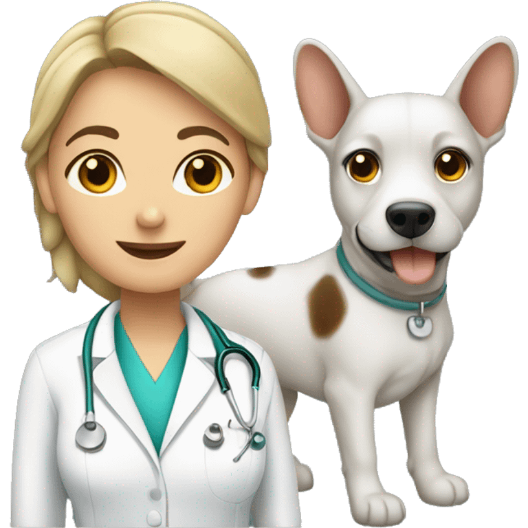 female veterinarian emoji