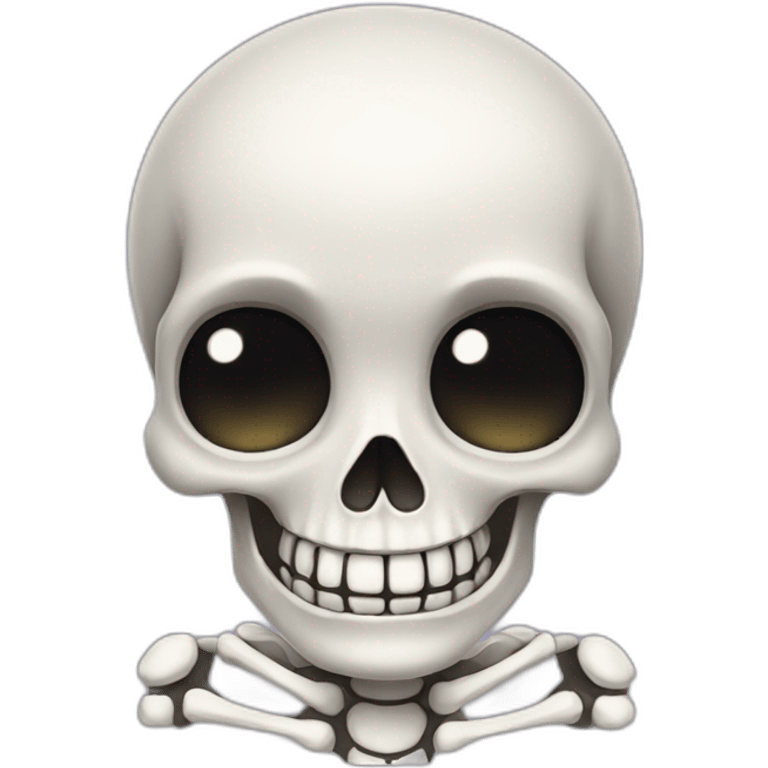 cute skeleton emoji