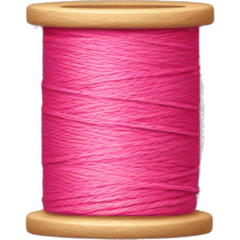 PINK thread spool emoji