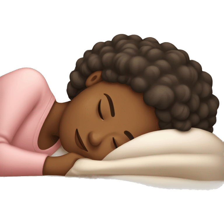 A girl sleeping  emoji