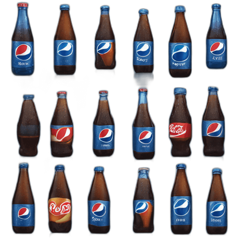 Bottle of Pepsi cola emoji