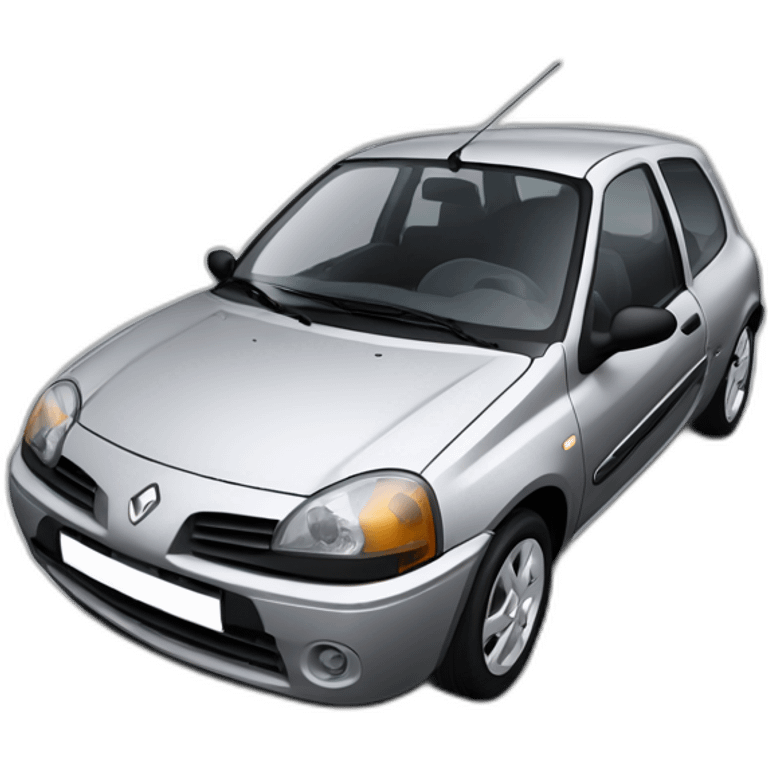 Renault clio 2 phase 2 grey  emoji